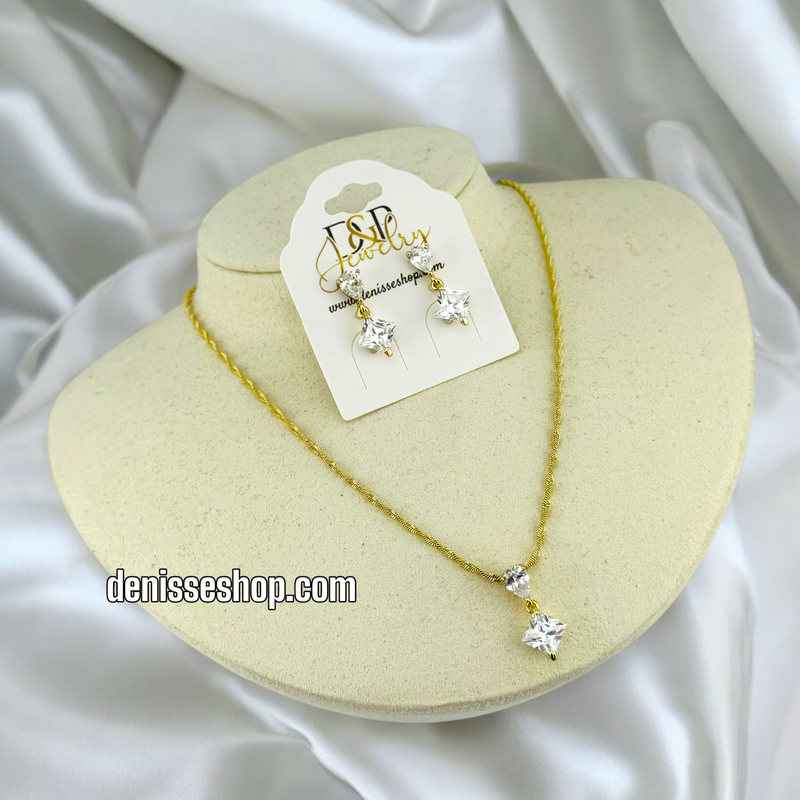 14K WOMAN ELEGANT NECKLACE SET N133