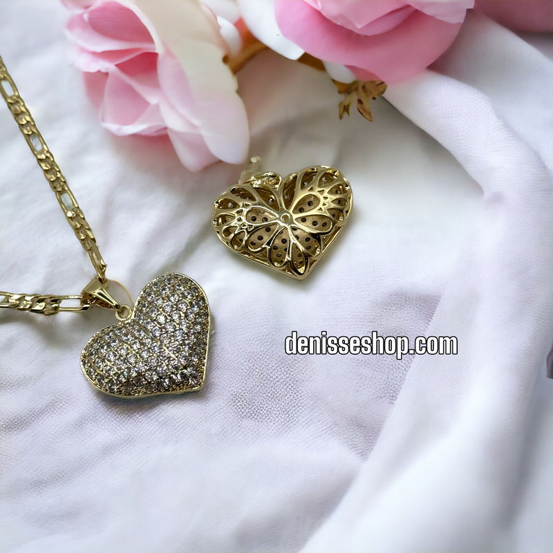 14K HEART PENDANT P314