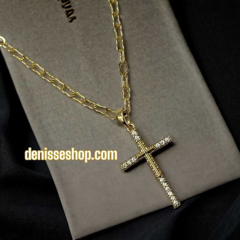 14K Cross Pendant P163