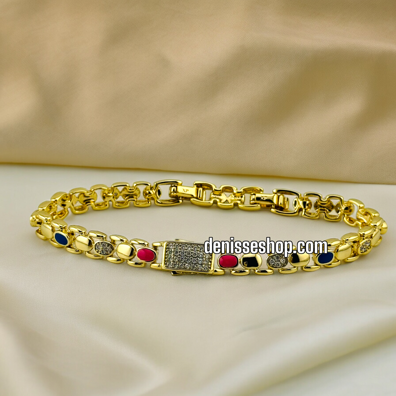 14K COLORFUL BRACELET BR404