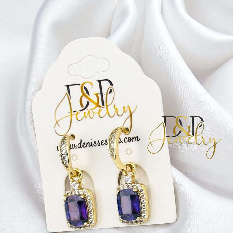 14K ELEGANT HOOP EARRING HP768