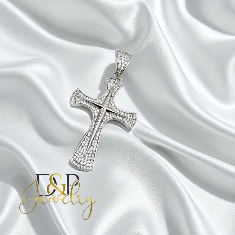 14K SILVER/CROSS PENDANT P903