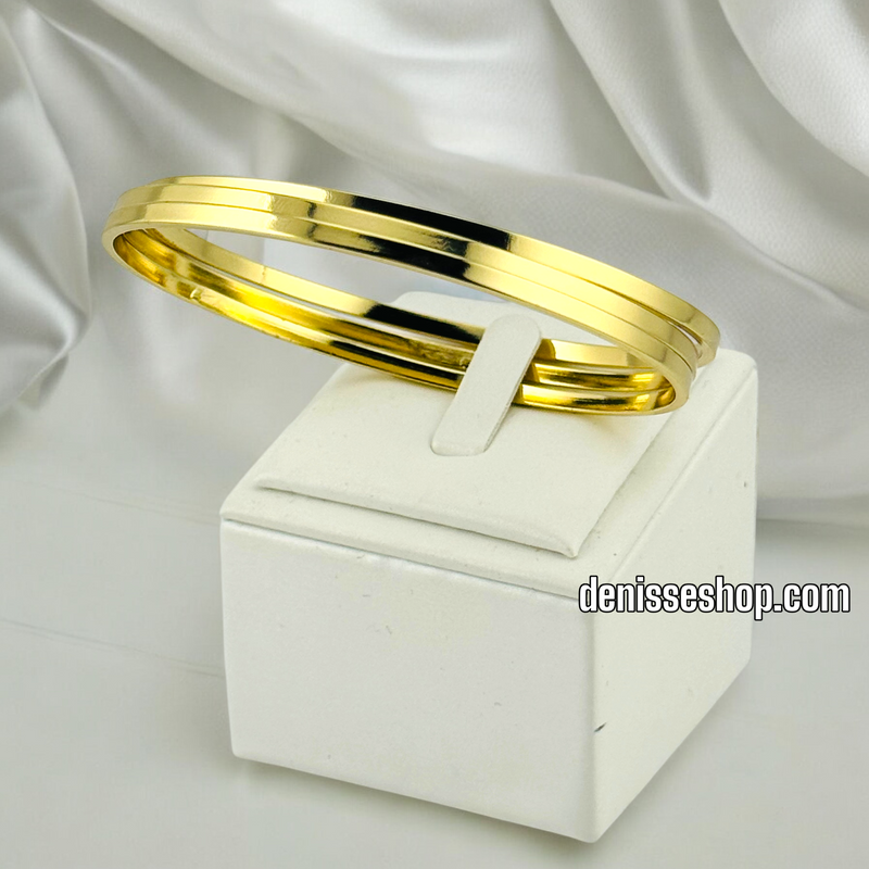 14K THREE BANGLE SET BR483