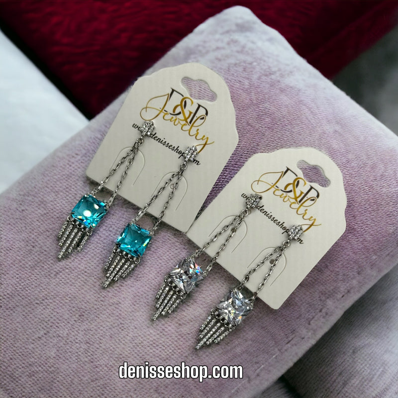 SILVER FASHION EARRING E272