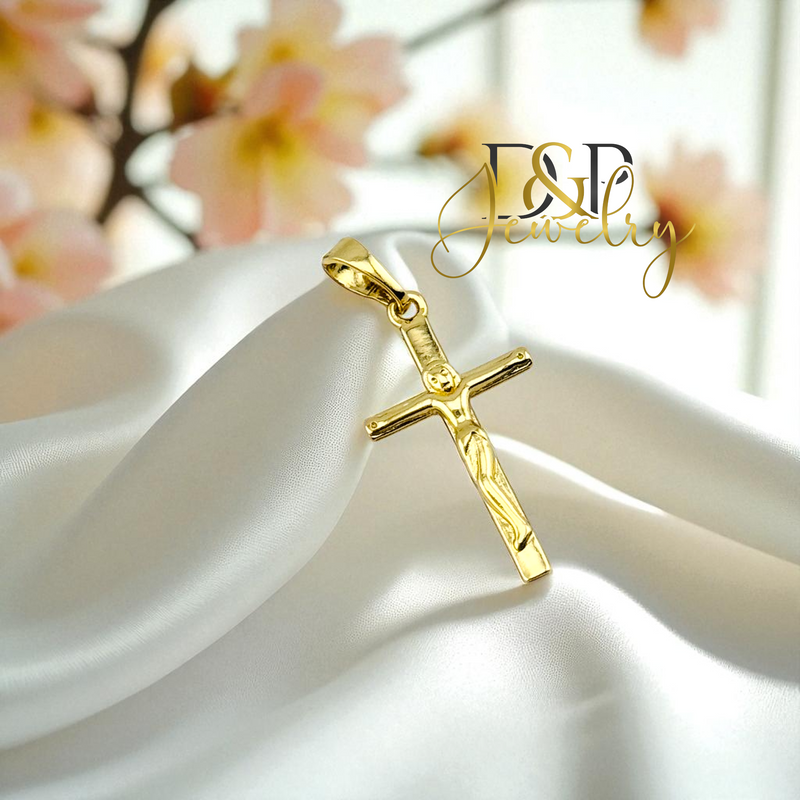 14K SMALL CRUCIFIX PENDANT P868