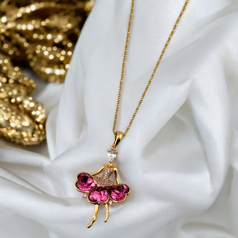 18K BALLERINE NECKLACE P289