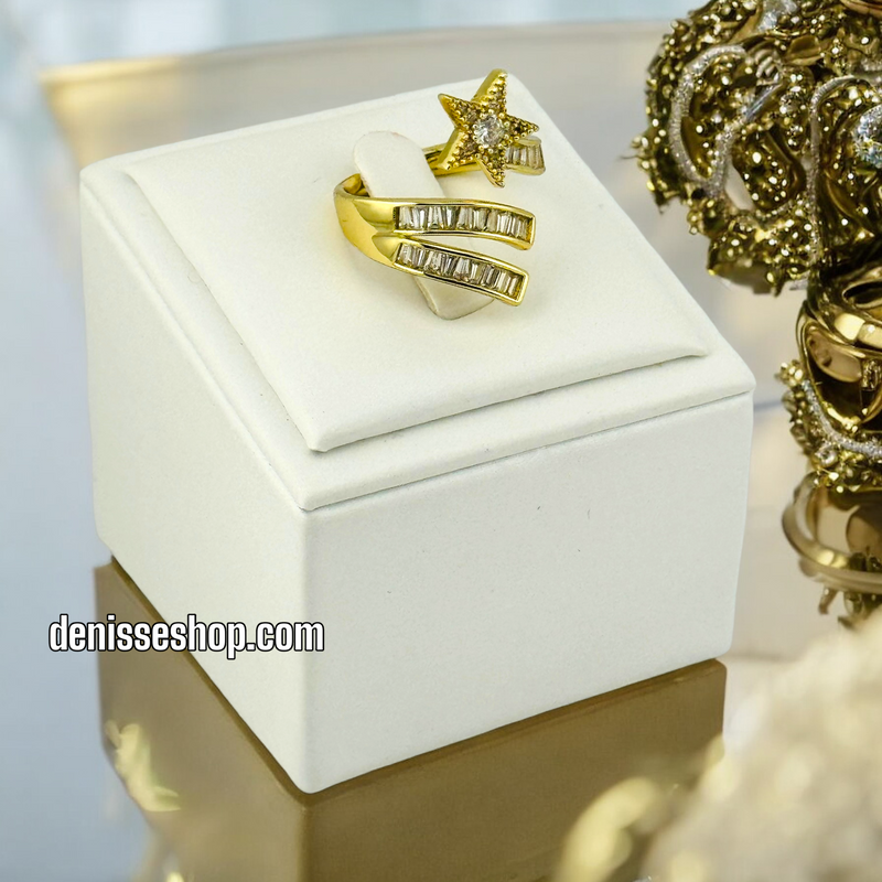 14K STAR ADJUSTABLE  RING RG227