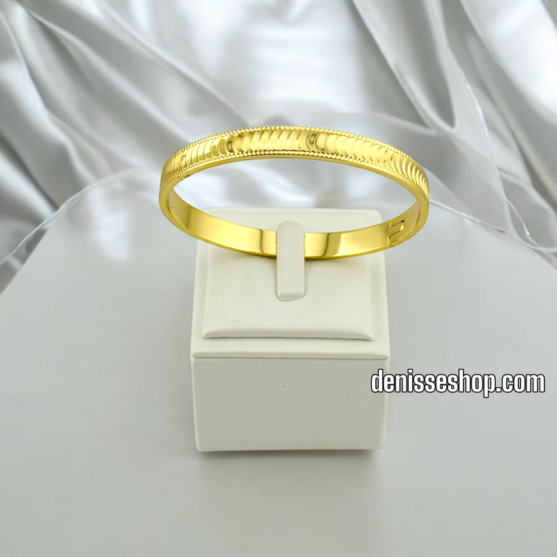 14K FASHION GOLD BANGLE BR485