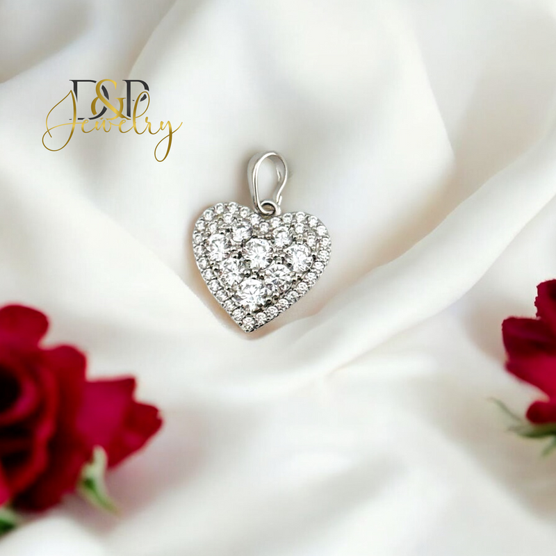 SILVER HEART PENDANT P796