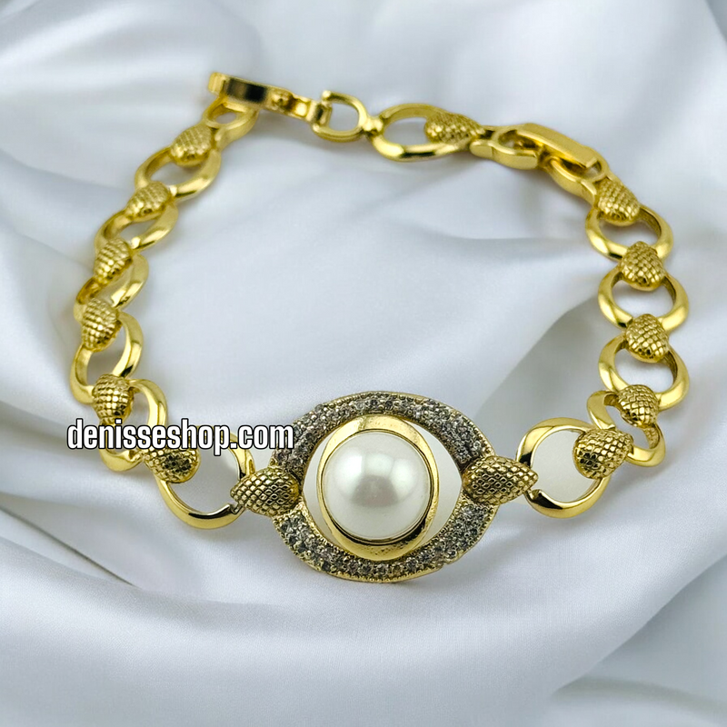 14K PEARL BRACELET BR444