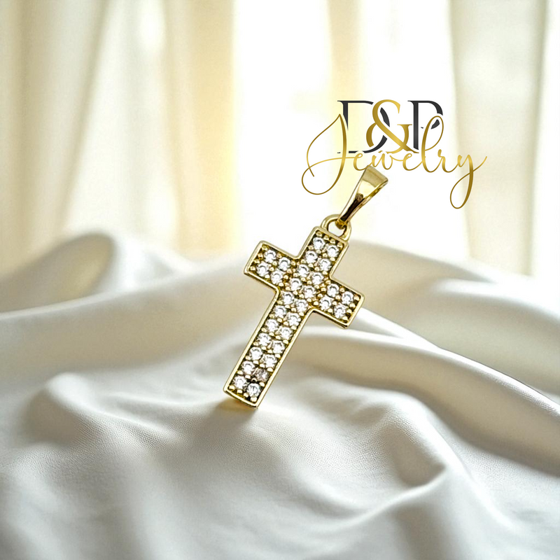 14K SMALL CRUCIFIX PENDANT P873