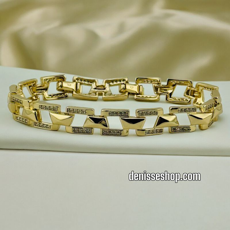 14K GOLD BRACELET BR356