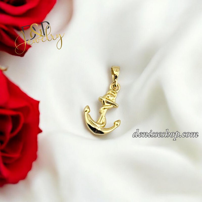 14K ANCHOR BOY SMALL PENDANT P672