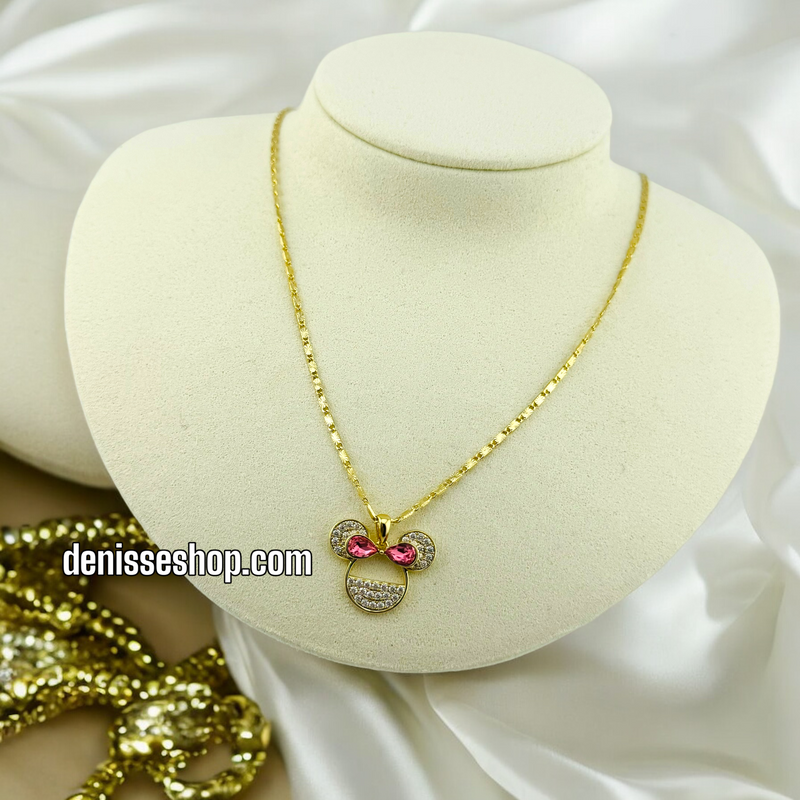 14K CARTOON NECKLACE 18” P438