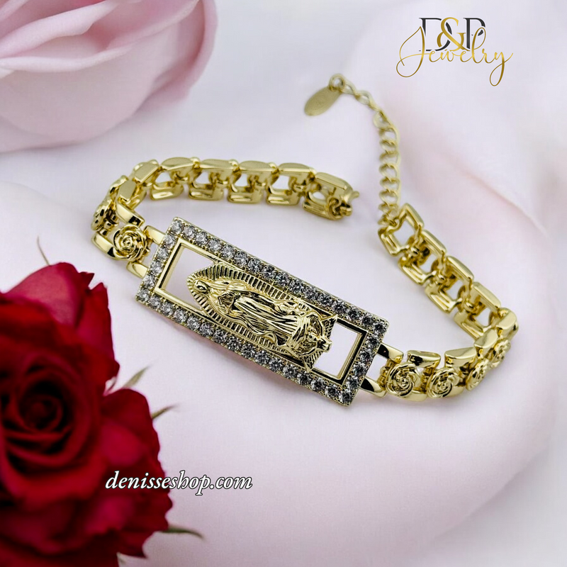 14K VIRGIN MARY BRACELET BR655