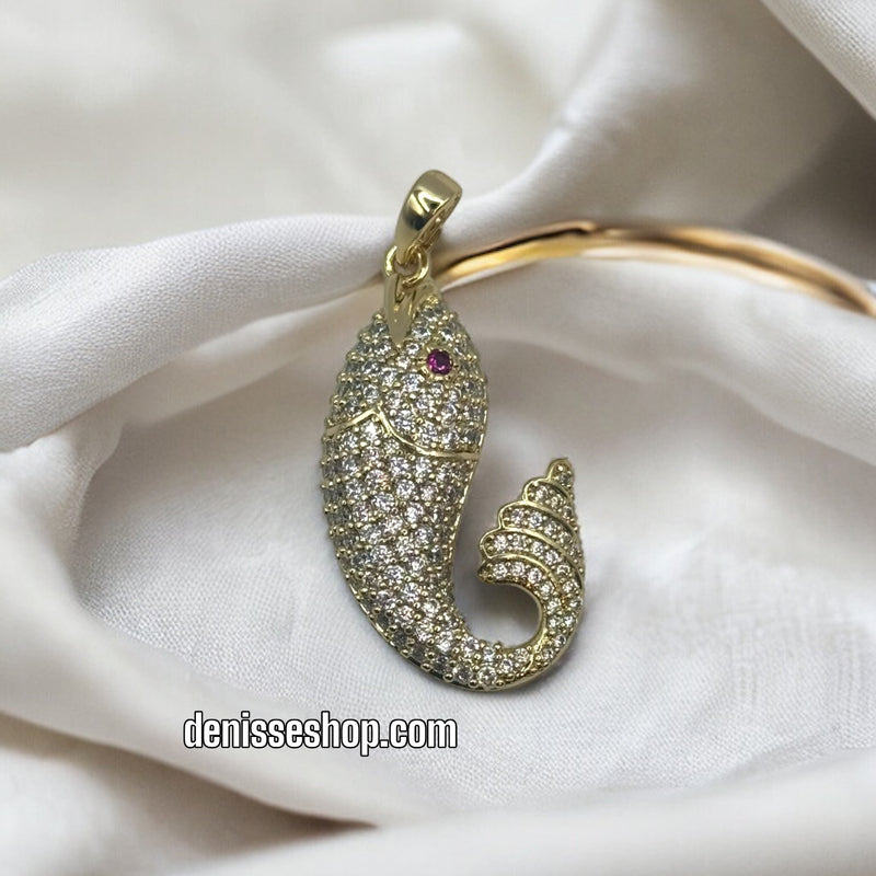 14K FISH PENDANT P204 (CHAIN NOT INCLUDED)