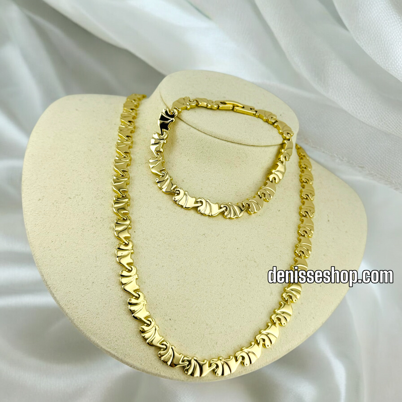 14K ELEPHANT NECKLACE SET N134