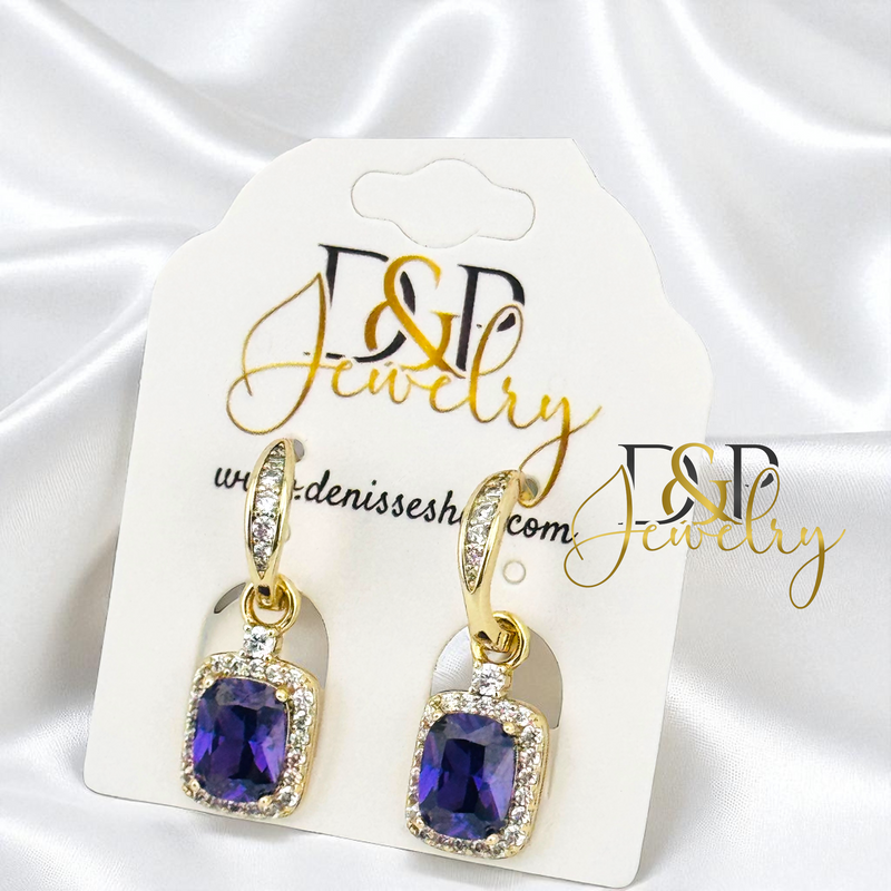 14K ELEGANT HOOP EARRING HP768