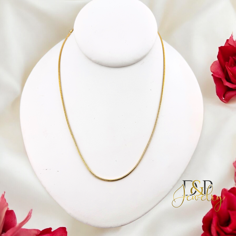 MOUSE TAIL CHAIN 1MM C1069