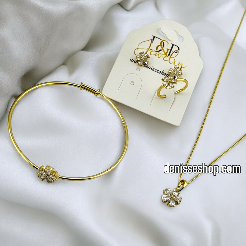 14K GIIRL/ NECKLACE SET N149