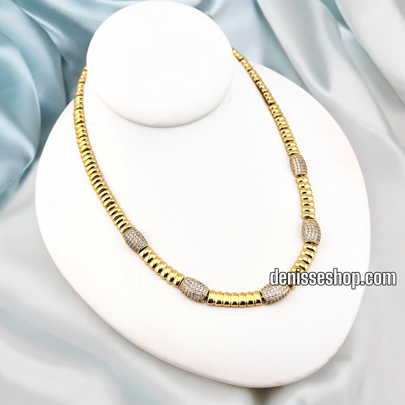 14K FASHION SNAKE NECKLACE  N232