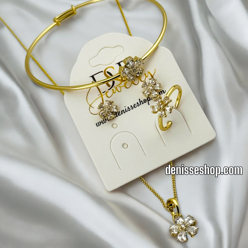 14K GIIRL/ NECKLACE SET N149