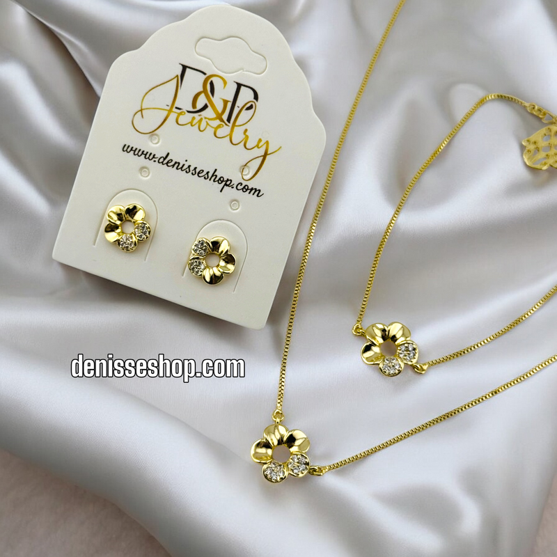 14K WOMAN/ NECKLACE SET N152