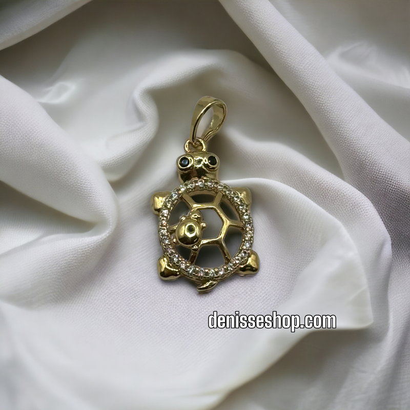 14K TURTLE PENDANT P319