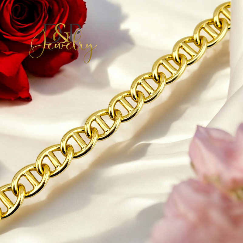 14K MARINER DESIGN MEN BRACELET 8&