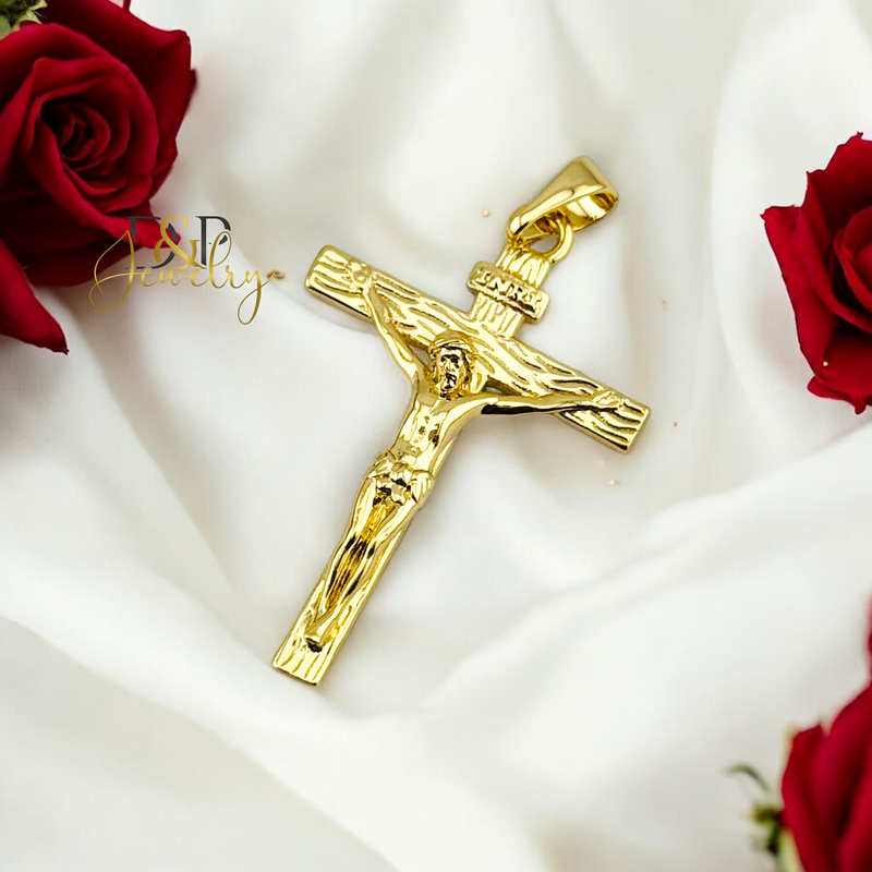 14K GOLD CRUCIFIX PENDANT P752