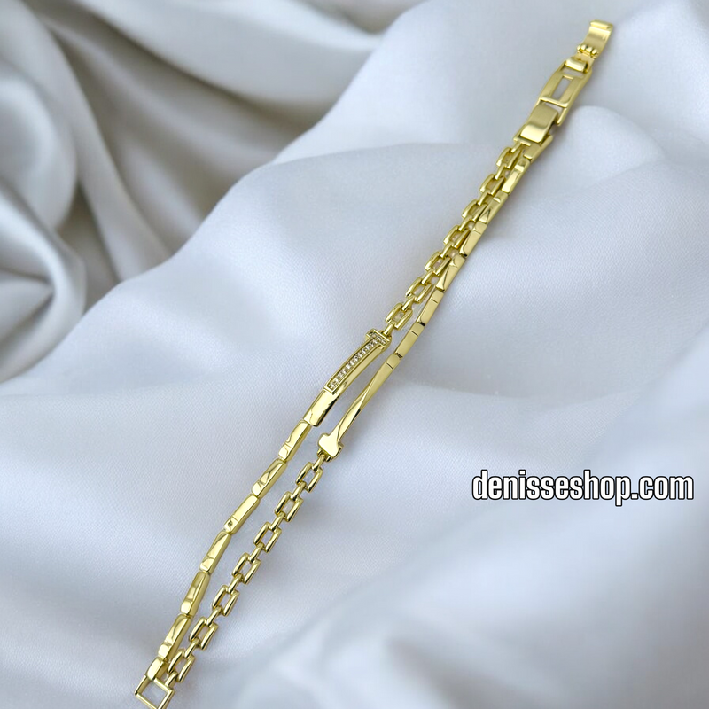 14K GOLD DOUBLE BRACELET BR634