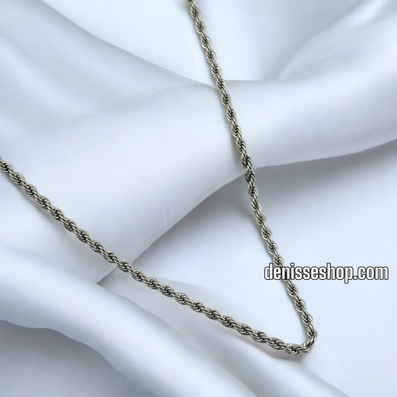 14K MEN/WOMEN SILVER ROPE DESIGN CH049