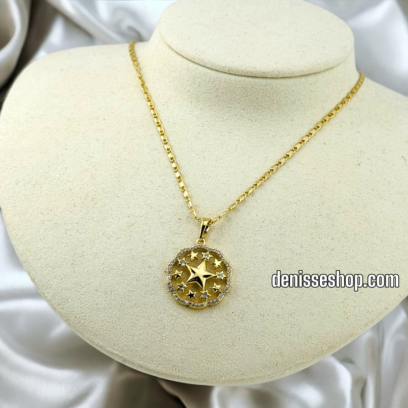 14K GOLD STAR PENDANT P507