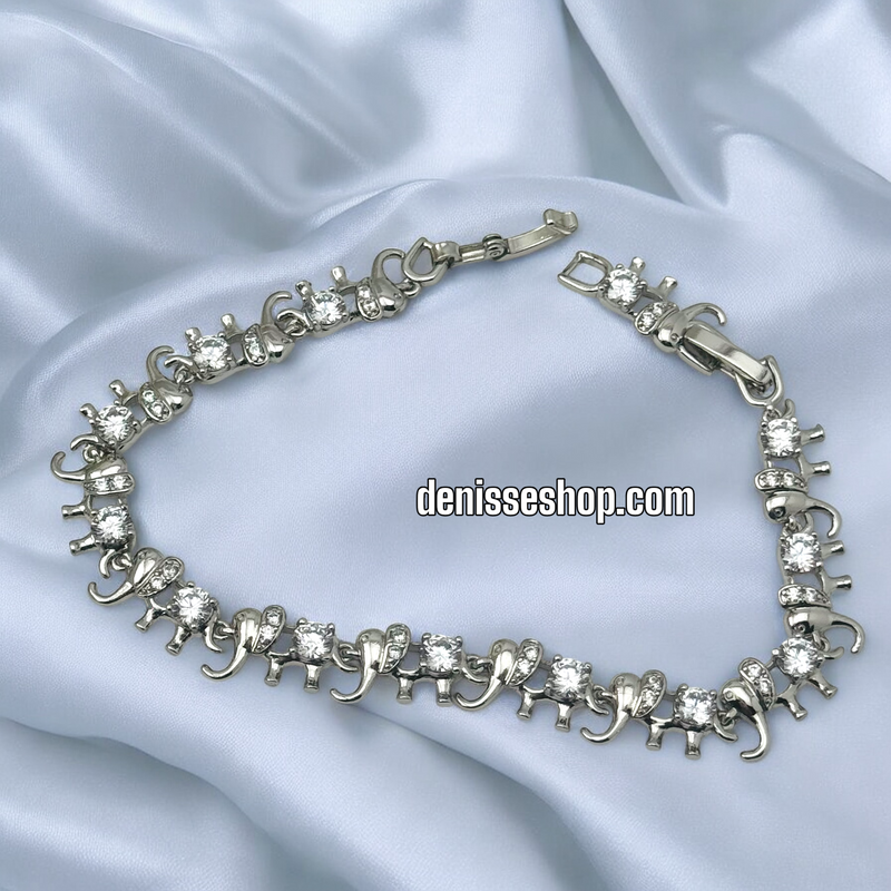 SILVER ELEPHANT BRACELET BR627