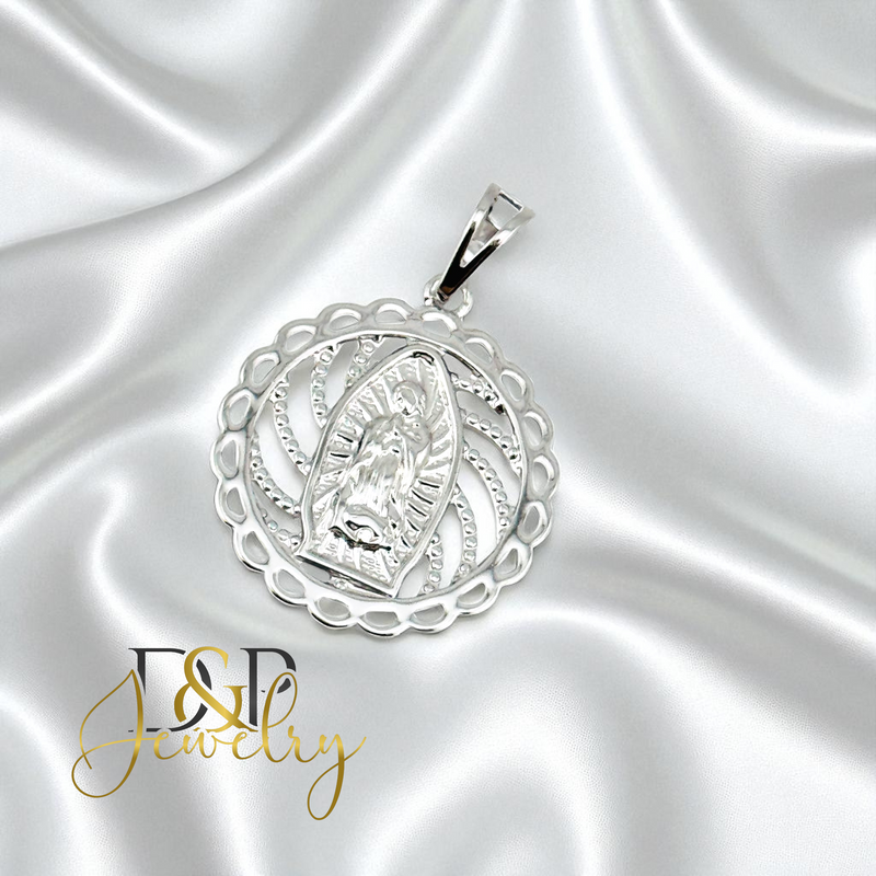 14K SILVER/VIRGEN PENDANT P912