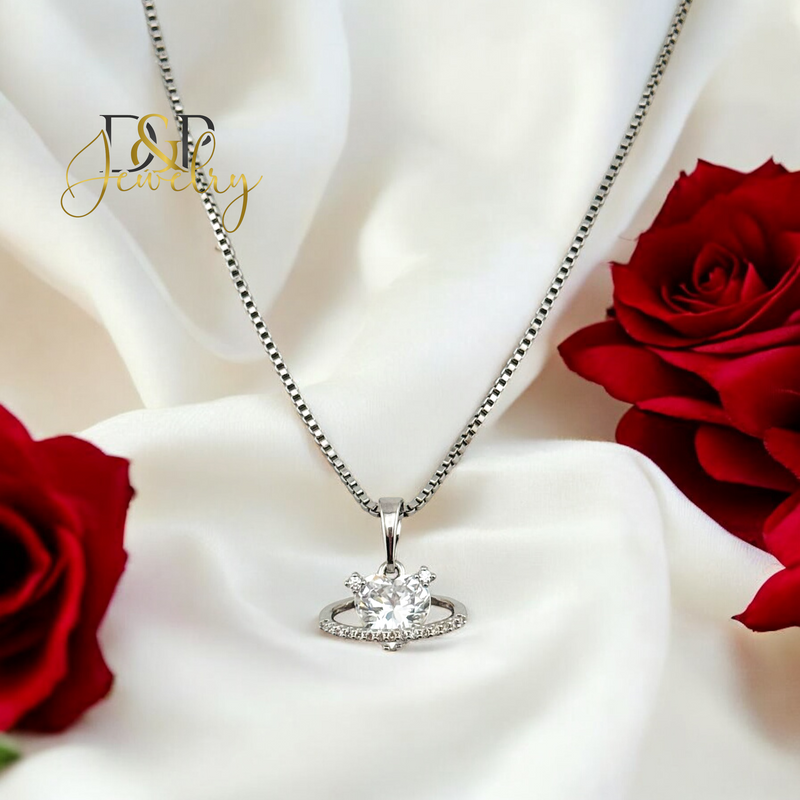 SILVER HEART PENDANT P811