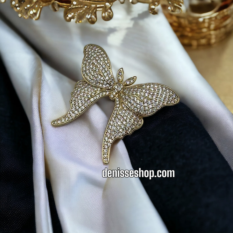 14K BUTTERFLY BROOCH