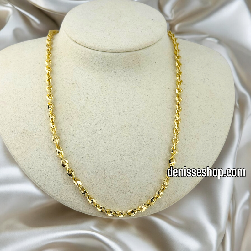 14K WOMEN/MEDIUM LINK CHAIN NECKLACE 20” CH033