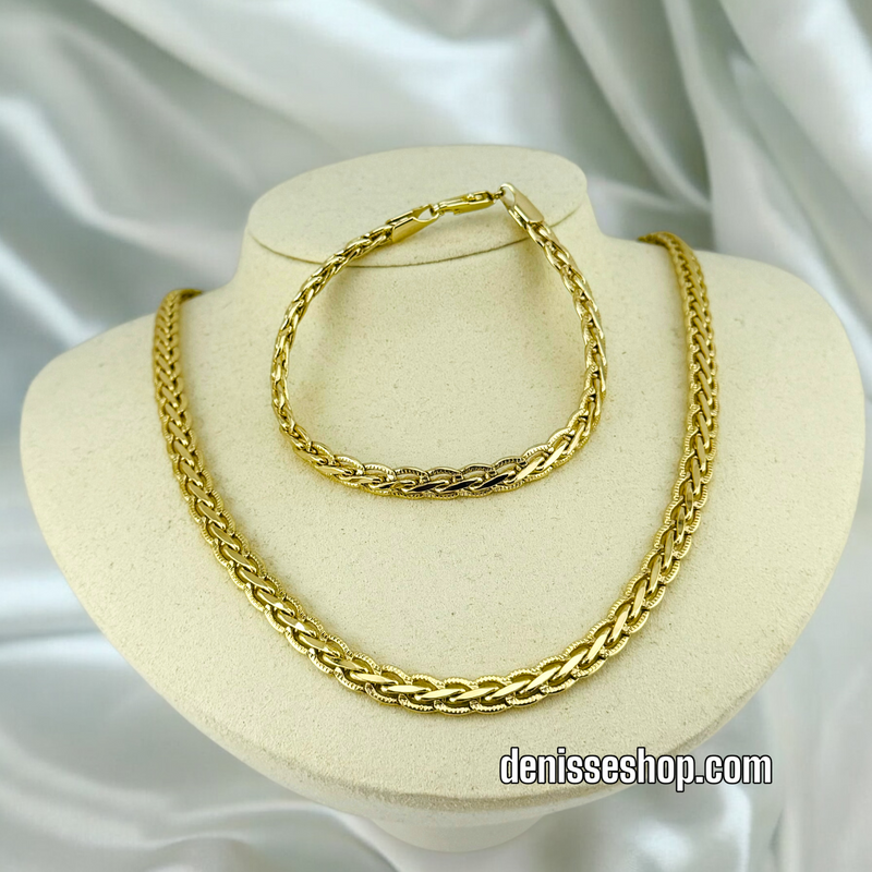 14K / WOMEN ROPE FASHION NECKLACE 20” SET N103