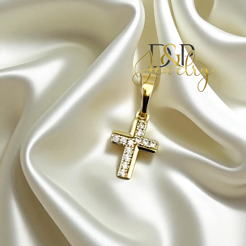 14K TINY CRUCIFIX PENDANT P869