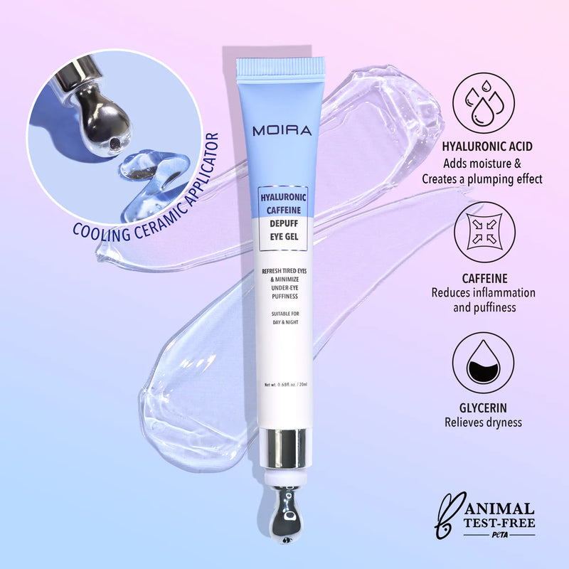 Moira - Hyaluronic Caffeine Depuff Eye Gel