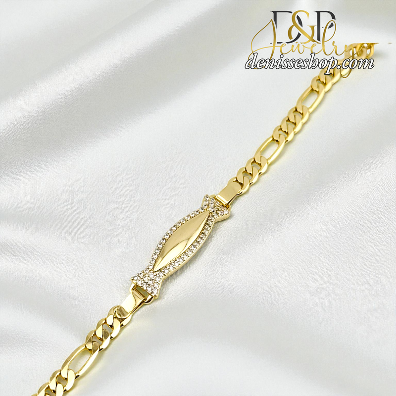 14KGOLD GIRL BRACELET BR857