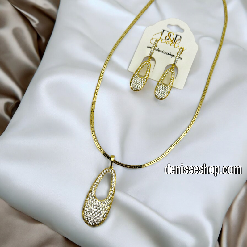 14K WOMAN/ BALLERINA NECKLACE SET N160