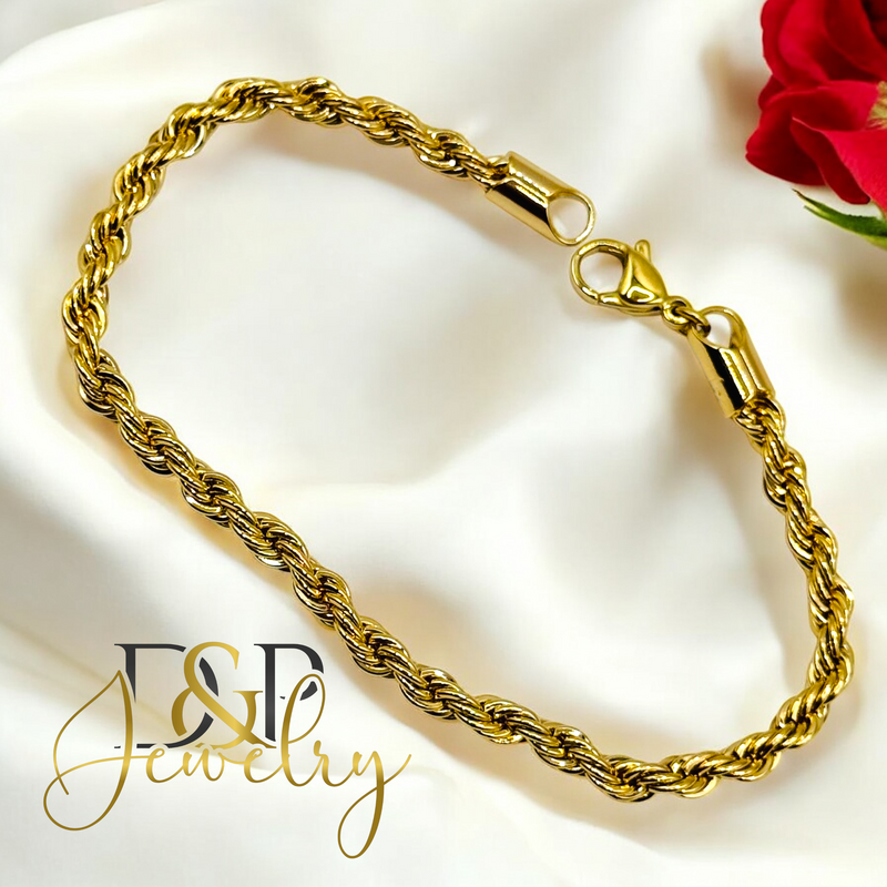 14K ROPE BRACELET BR754