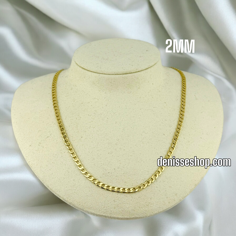 14K CUBAN CHAIN 2MM CH03