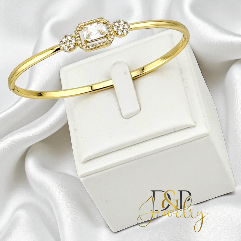 14 WHITE STONE BANGLE BR840