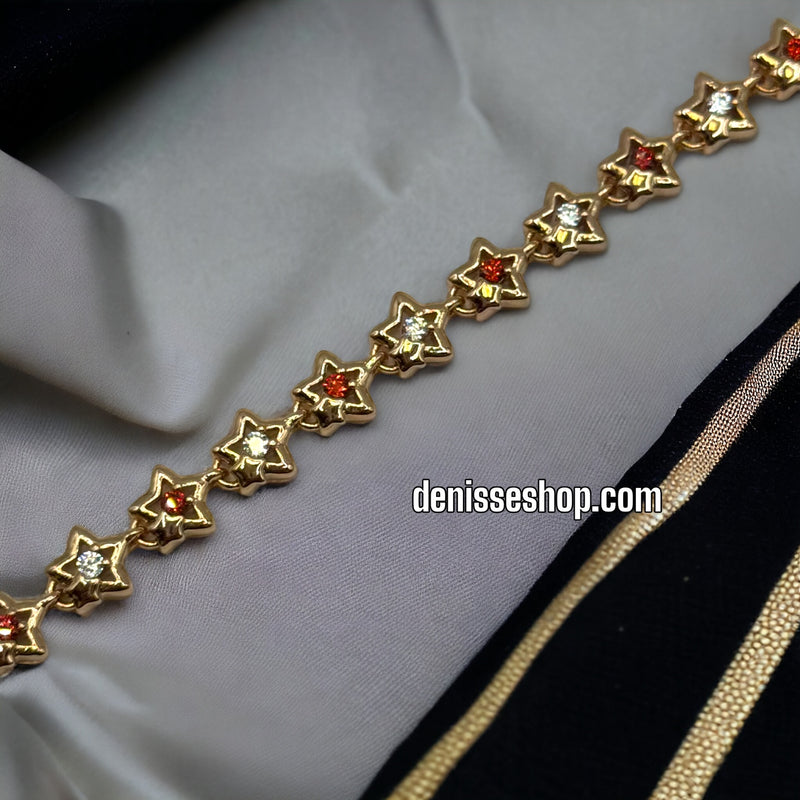 18K STAR GOLD BRACELET BR271