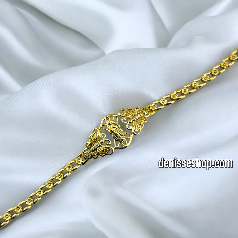 14K WOMEN VIRGEN MARY BRACELET BR610