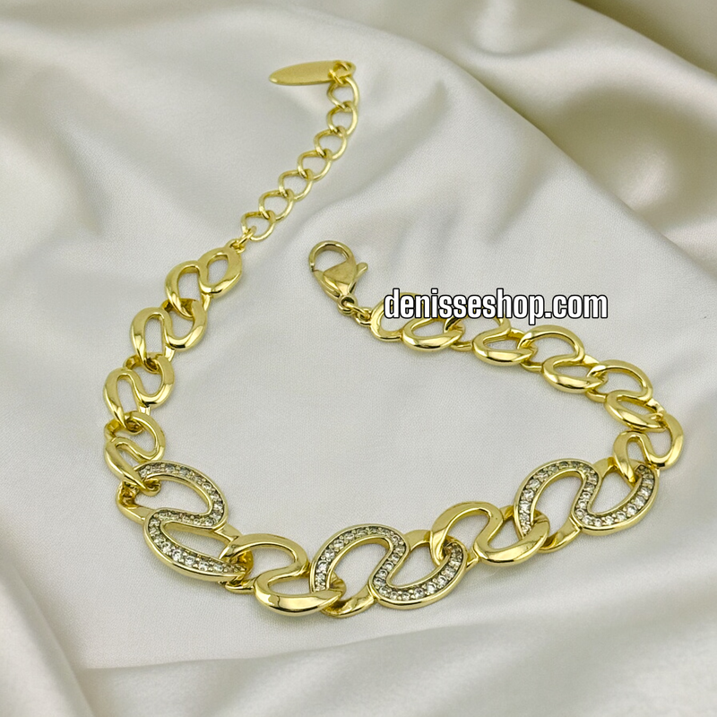 14K GOLD BRACELET BR424