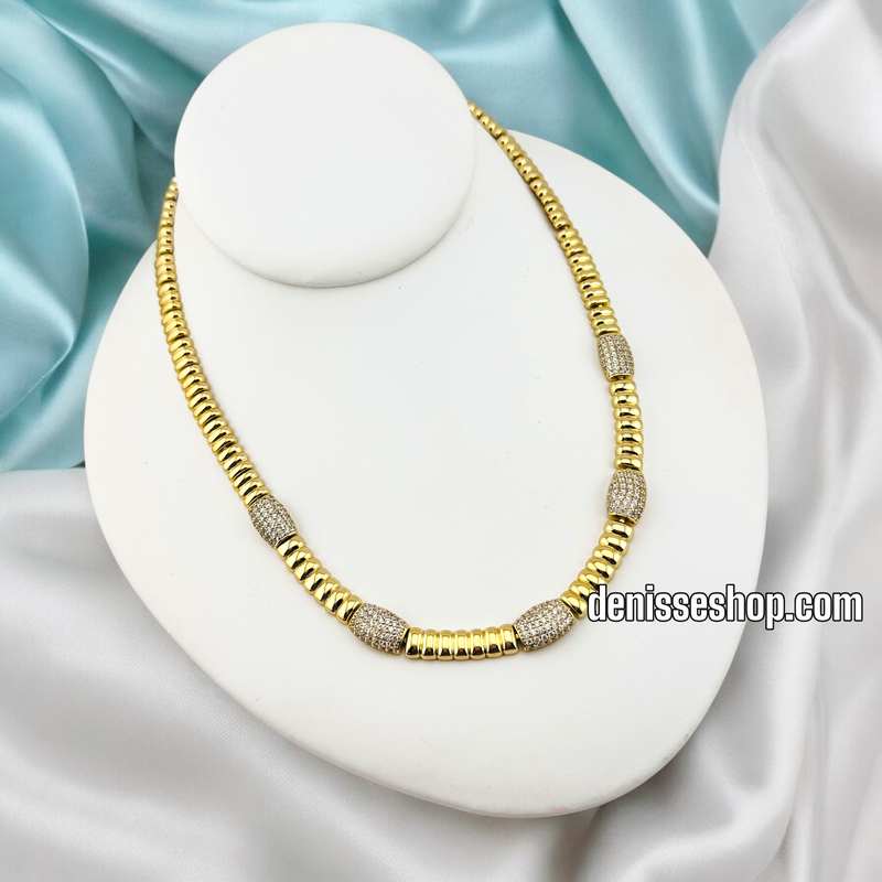 14K FASHION SNAKE NECKLACE  N232